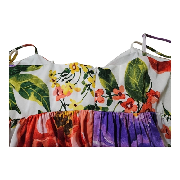 London Times floral sleeveless maxi dress size 10 - Picture 10 of 13